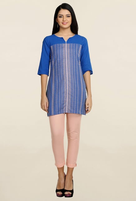 Aurelia Blue Printed Kurti Aurelia Blue Printed Kurti