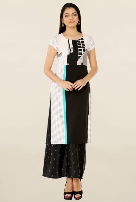 W Black Printed Kurta W Black Printed Kurta