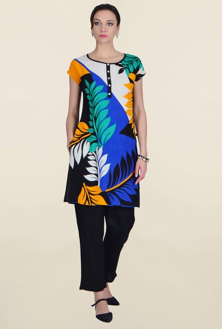 Juniper Multicolor Printed Kurti Juniper Multicolor Printed Kurti