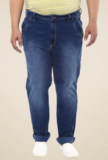 John Pride Dark Blue Mid Rise Jeans John Pride Dark Blue Mid Rise Jeans