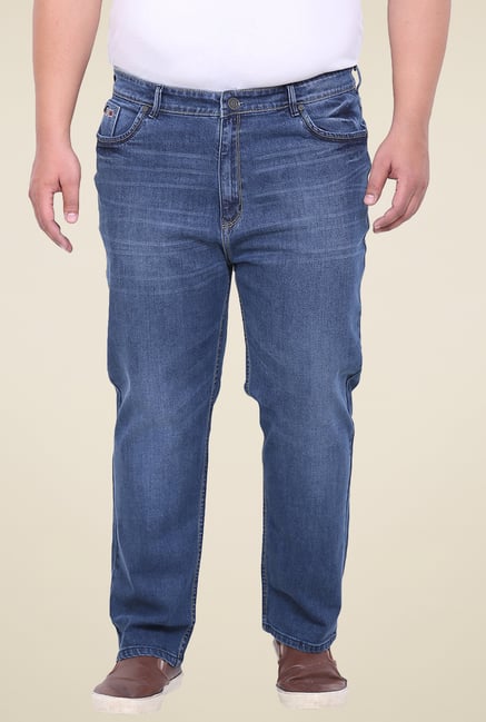 John Pride Steel Blue Comfort Fit Jeans John Pride Steel Blue Comfort Fit Jeans
