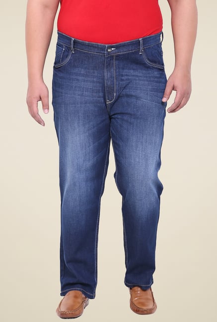John Pride Blue Mid Rise Comfort Fit Jeans John Pride Blue Mid Rise Comfort Fit Jeans