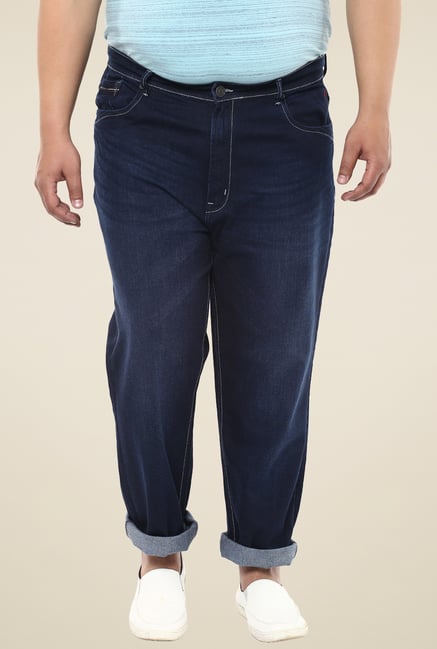 John Pride Dark Blue Lightly Washed Jeans John Pride Dark Blue Lightly Washed Jeans