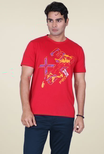 Proline Red Cotton T-Shirt Proline Red Cotton T-Shirt