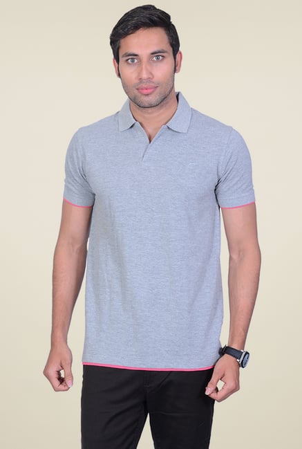 Proline Grey Half Sleeves T-Shirt Proline Grey Half Sleeves T-Shirt