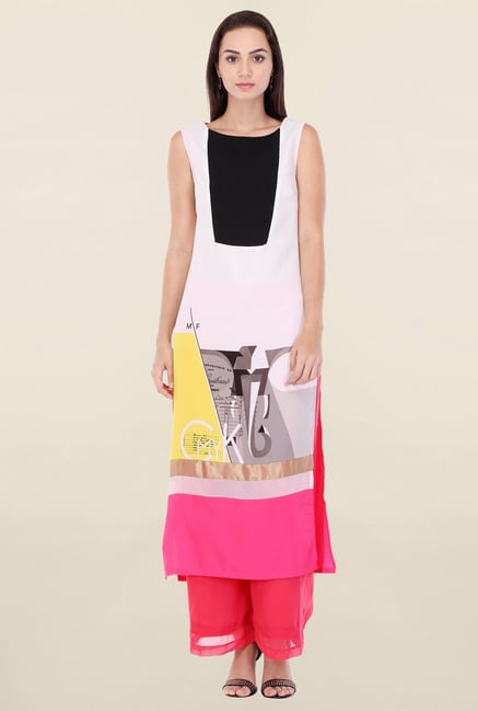 W White Printed Kurta W White Printed Kurta