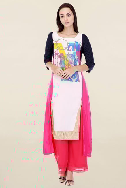 W White Printed Kurta W White Printed Kurta