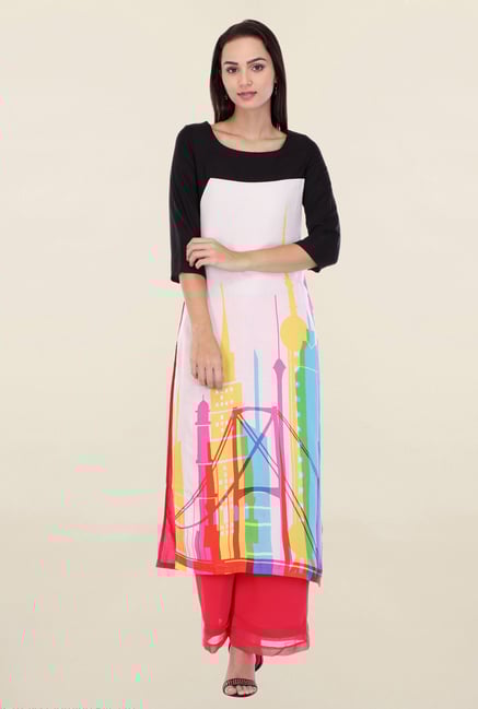 W White Printed Kurta W White Printed Kurta