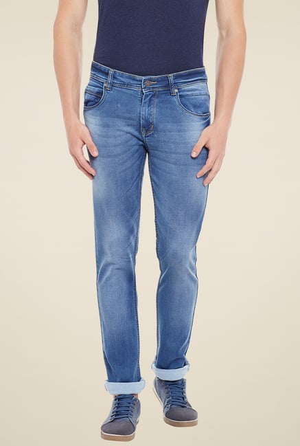 Duke Blue Mid Rise Slim Fit Jeans Duke Blue Mid Rise Slim Fit Jeans