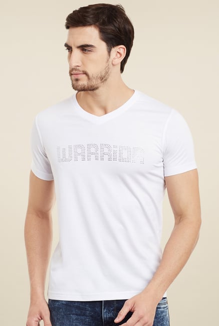Duke White Half Sleeves T-Shirt Duke White Half Sleeves T-Shirt
