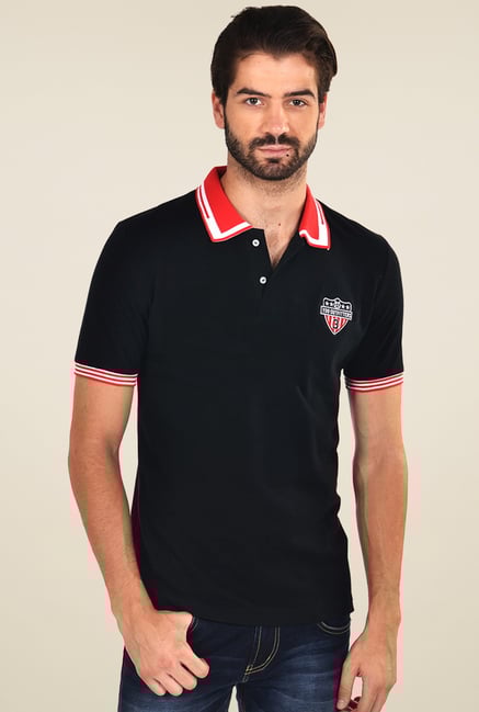 Yoo Black Slim Fit T-Shirt Yoo Black Slim Fit T-Shirt