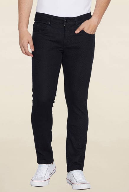 Globus Black Printed Jeans Globus Black Printed Jeans