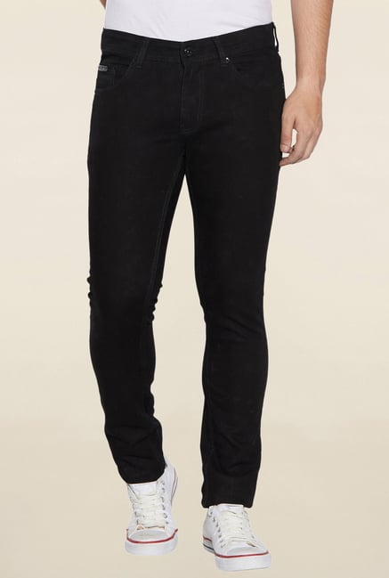 Globus Black Raw Denim Jeans Globus Black Raw Denim Jeans