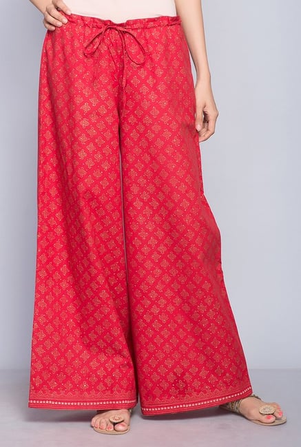 Fabindia Red Printed Palazzo Fabindia Red Printed Palazzo