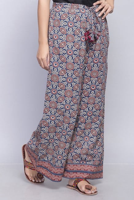Fabindia Blue Printed Palazzo Fabindia Blue Printed Palazzo
