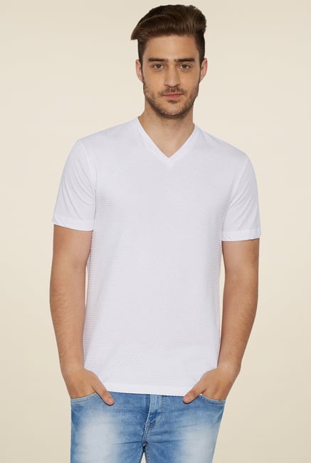 Globus White Short Sleeves T-Shirt Globus White Short Sleeves T-Shirt