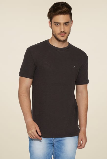 Globus Charcoal Cotton T-Shirt Globus Charcoal Cotton T-Shirt