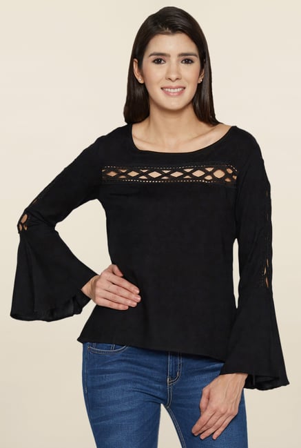 Globus Black Lace Top Globus Black Lace Top