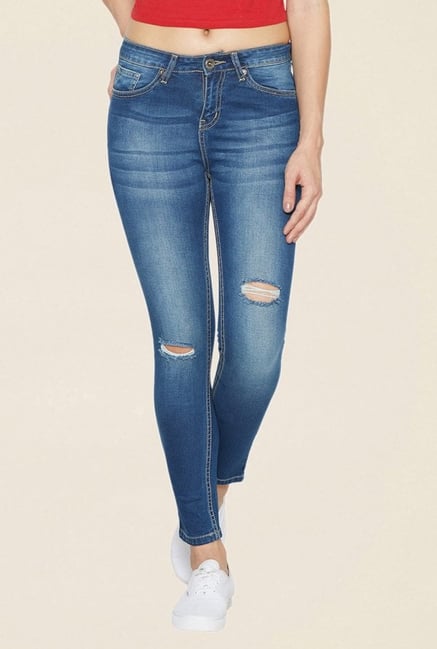 Globus Blue Tattered Jeans Globus Blue Tattered Jeans