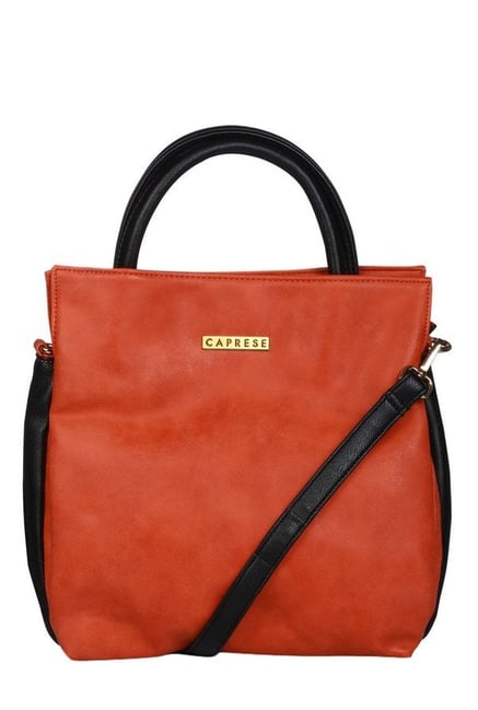 Caprese Hailey Brick Red Distressed Handbag Caprese Hailey Brick Red Distressed Handbag