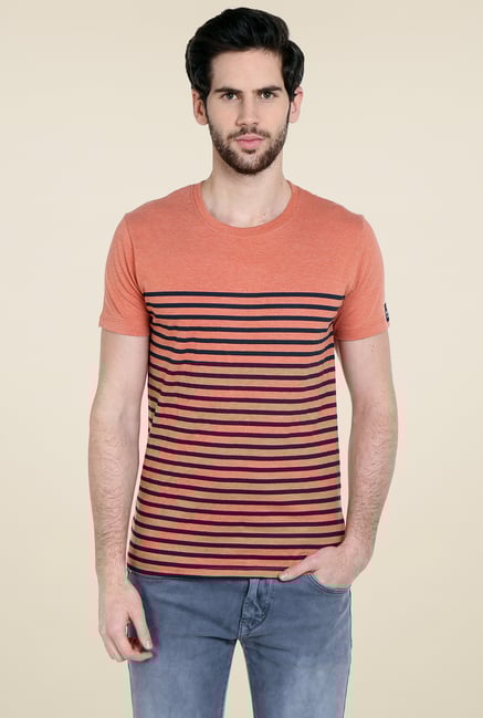 Cult Fiction Coral Round Neck T-Shirt Cult Fiction Coral Round Neck T-Shirt