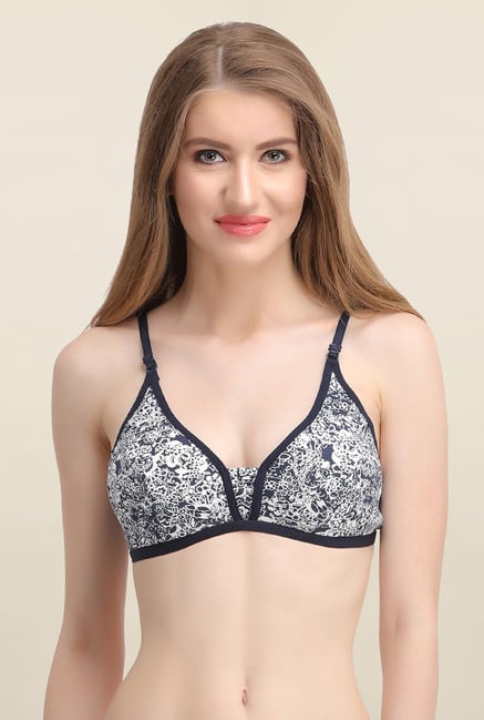 Clovia Navy Non Padded Bra Clovia Navy Non Padded Bra