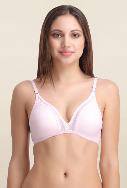 Clovia Pink Non Padded Bra Clovia Pink Non Padded Bra