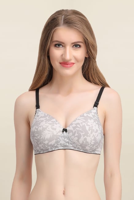 Clovia Light Grey Padded Bra Clovia Light Grey Padded Bra