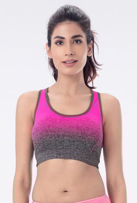 PrettySecrets Pink Padded Sports Bra PrettySecrets Pink Padded Sports Bra