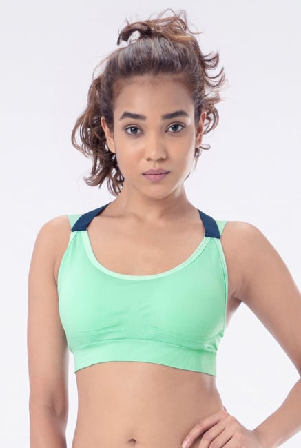 PrettySecrets Green Padded Sports Bra PrettySecrets Green Padded Sports Bra