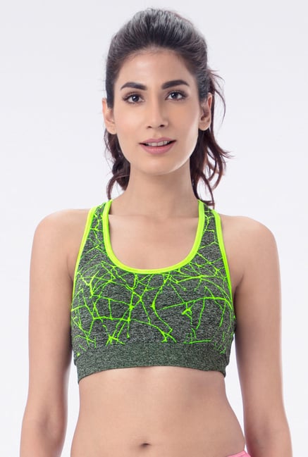 PrettySecrets Lime Padded Sports Bra PrettySecrets Lime Padded Sports Bra