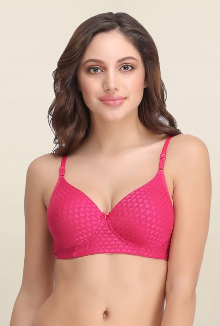 Clovia Pink Padded Bra Clovia Pink Padded Bra
