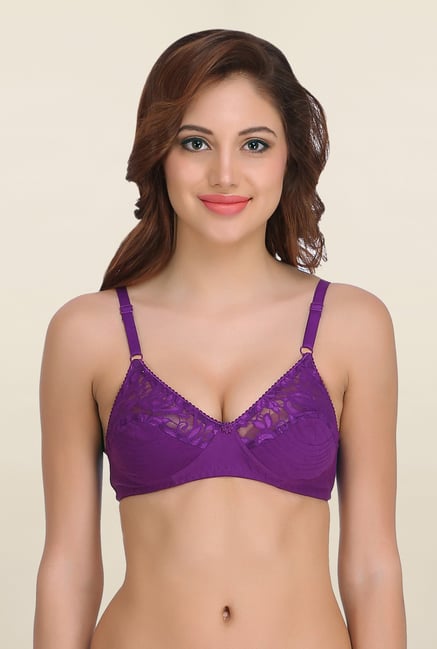 Clovia Purple Non Padded Bra Clovia Purple Non Padded Bra