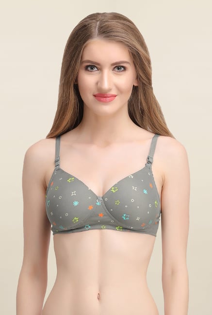 Clovia Grey Padded Bra Clovia Grey Padded Bra