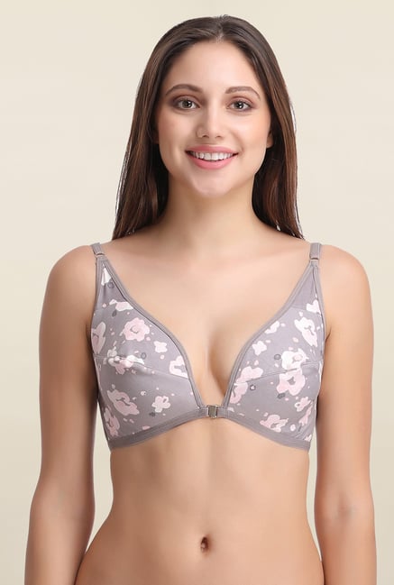 Clovia Grey Non Padded Bra Clovia Grey Non Padded Bra