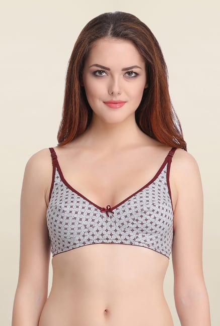 Clovia Grey Non Padded Bra Clovia Grey Non Padded Bra