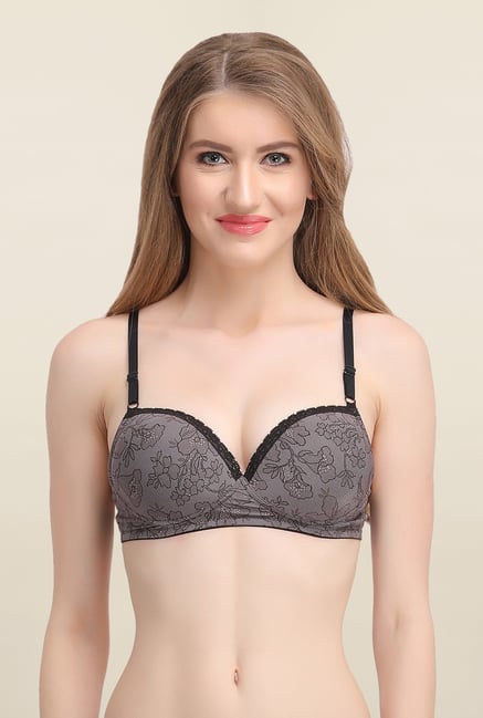 Clovia Grey Padded Bra Clovia Grey Padded Bra