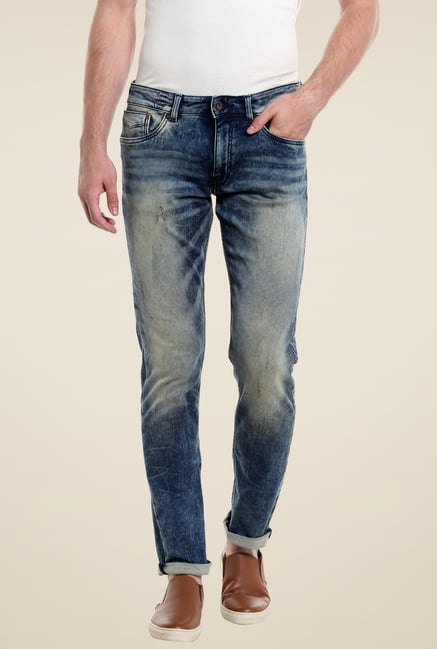 Jack & Jones Blue Low Rise Jeans Jack & Jones Blue Low Rise Jeans