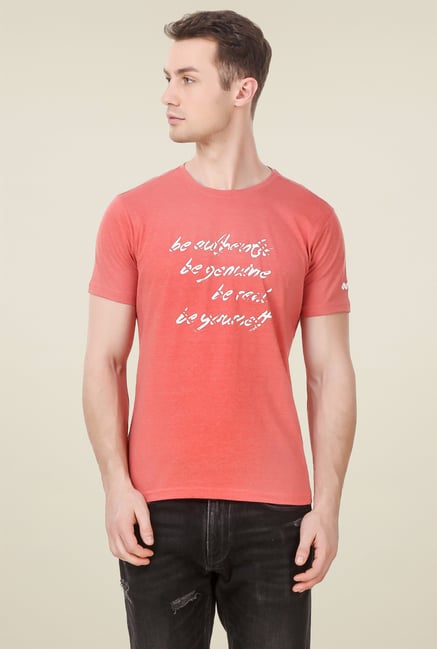 Spunk Pink Regular Fit T-Shirt Spunk Pink Regular Fit T-Shirt