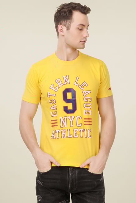 Spunk Yellow Regular Fit T-Shirt Spunk Yellow Regular Fit T-Shirt