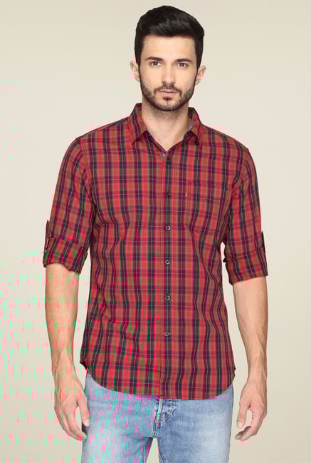 Levi's Red Full Sleeves Shirt Levi's Red Full Sleeves Shirt