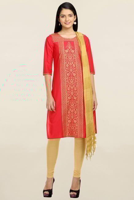 Aurelia Red Printed Kurti Aurelia Red Printed Kurti