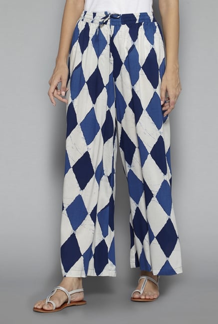 Utsa by Westside Indigo Printed Palazzos Utsa by Westside Indigo Printed Palazzos