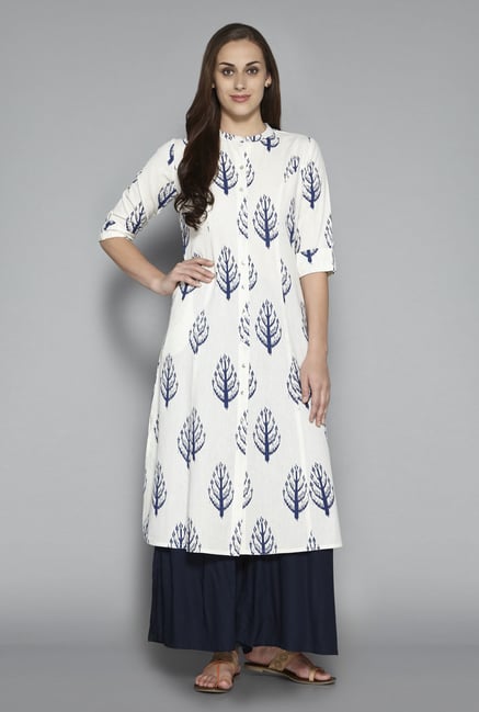 Utsa by Westside Off White Printed Kurta Utsa by Westside Off White Printed Kurta