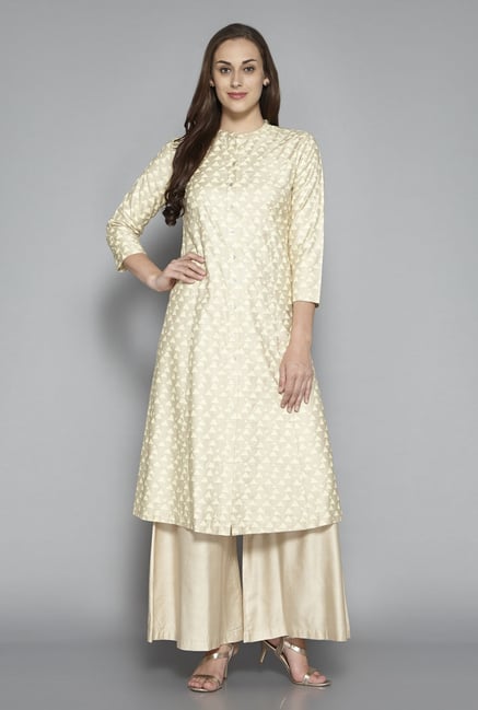 Zuba by Westside Beige Printed Kurta Zuba by Westside Beige Printed Kurta