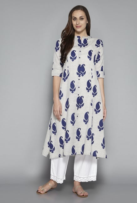 Utsa by Westside Indigo Paisley Print Kurta Utsa by Westside Indigo Paisley Print Kurta