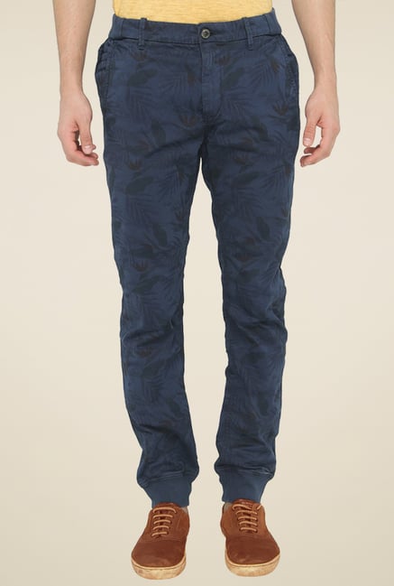 Jadeblue Navy Printed Joggers Jadeblue Navy Printed Joggers
