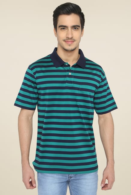 Jadeblue Green Striped T-Shirt Jadeblue Green Striped T-Shirt
