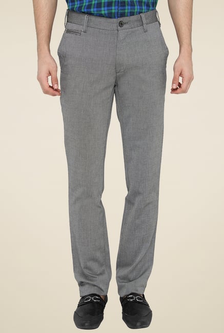 Jadeblue Grey Mid Rise Chinos Jadeblue Grey Mid Rise Chinos