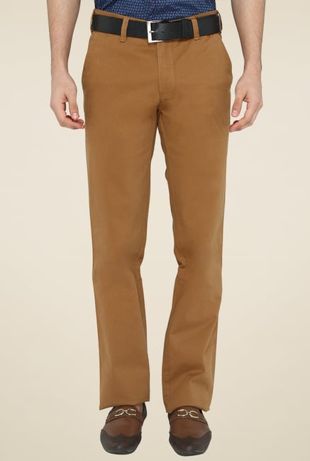 Greenfibre Brown Mid Rise Trousers Greenfibre Brown Mid Rise Trousers